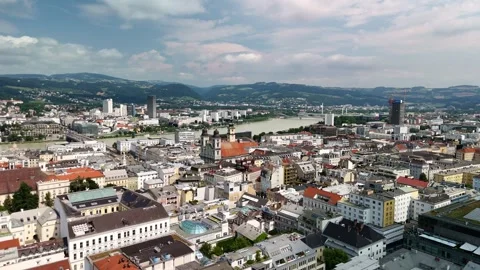 Aerial View at Linz Video stock 278362225