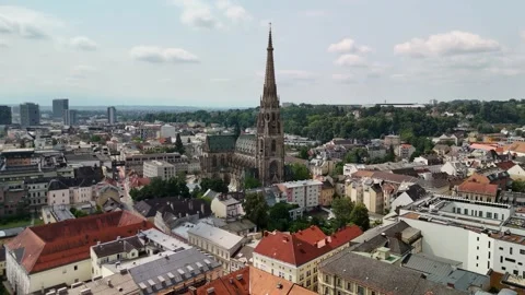 Aerial View at Linz Video stock 278362236