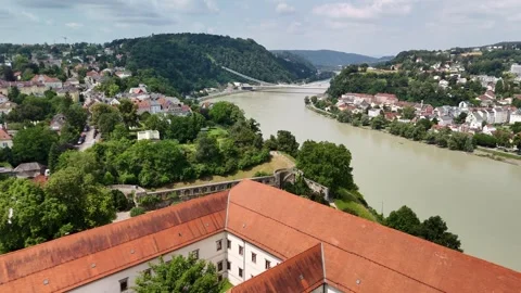 Aerial View at Linz Video stock 278362269