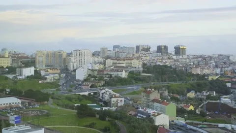 Aerial view of Lisbon Stock Footage 237530969