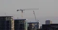 Aerial View of London Skyline New Development Under Construction Building Cranes 4k or 4k+ Resolution