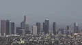 Aerial View Los Angeles Downtown Skyline Corporate Skyscraper Office Building LA HD Footage