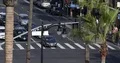 Aerial View of Los Angeles People Cars Traffic Jam on Busy Hollywood Boulevard 4k or 4k+ Resolution
