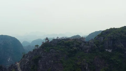 Aerial View Of The Lying Dragon Stock Footage 98125127