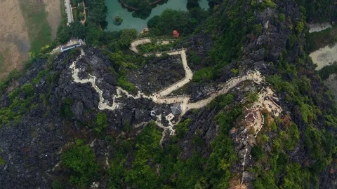 Aerial View Of The Lying Dragon Stock Footage 98125163