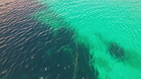 Aerial view of Macari beach. Sicily Italy Stock Footage 247671183