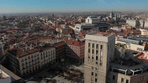 Aerial view at Madrid Stock Footage 107154370