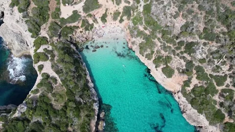Aerial View of Majorca, Spain Vídeo Stock 242901555