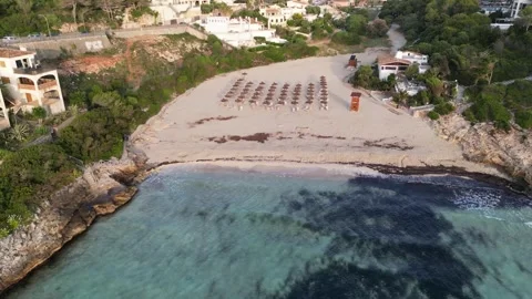 Aerial View of Majorca, Spain 스톡 동영상 244354368