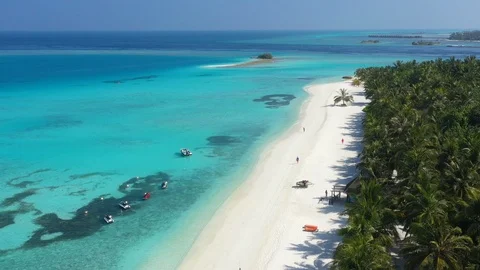 Aerial view of Maldives Video stock 102428038
