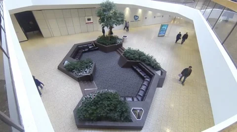 Aerial view of the mall Stock Footage 49319293