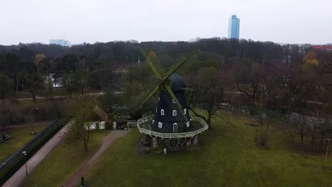 Aerial View of Malmö City Stock Footage 283541237