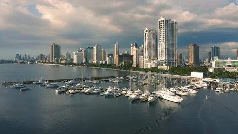 Aerial view of Manila Stock Footage 232770403