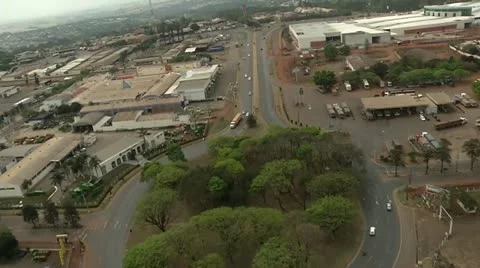 Aerial View of Maringá City Stock Footage 12111653