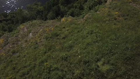 Aerial view of a massive hight canyon Stock Footage 126826841