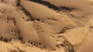 Aerial View Of Massive Sand Dunes, Northern Cape, South Africa Stock Footage