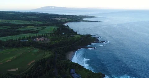 Aerial view of Maui Stock Footage 112727148