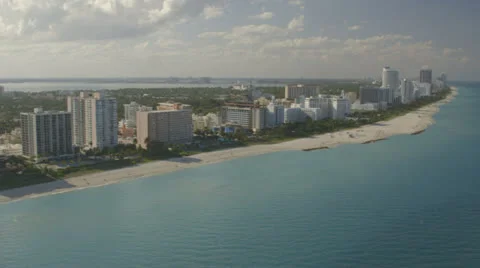 Aerial View of Miami Beach, Florida Stock Footage 26072025