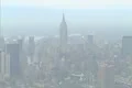 Aerial view of Midtown Manhattan centered on the Empire State Building Footage