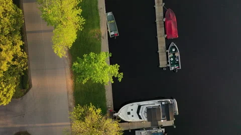 Aerial view of the Midwest during spring summer season. Stock Footage 242745966