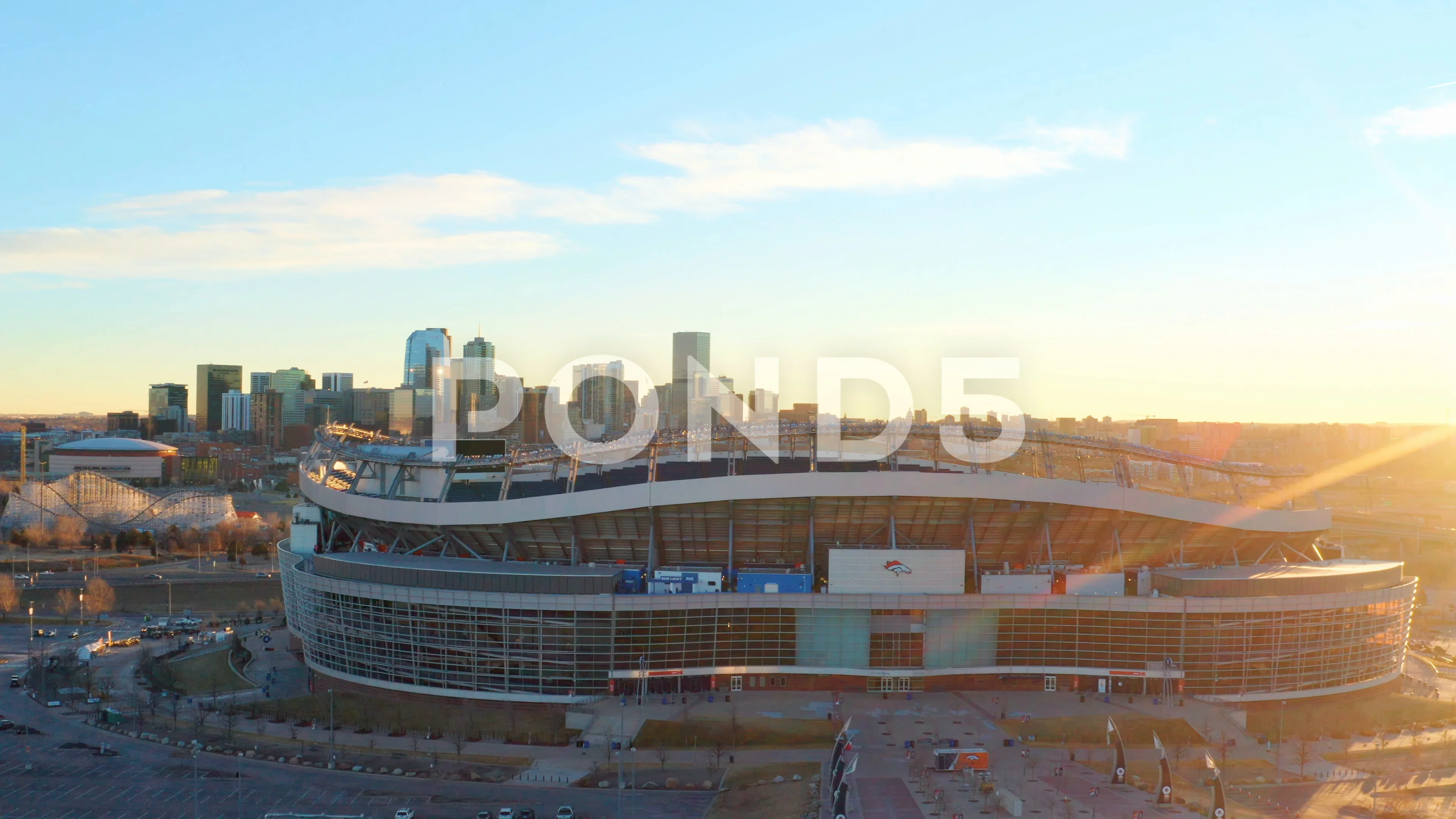 Mile High Stadium Puzzle Aerial Photo Puzzle Denver Broncos 