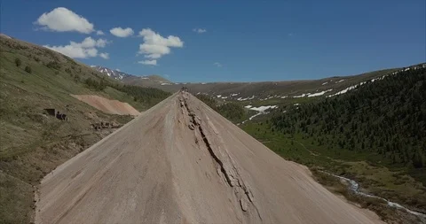 Aerial view of mine in the mountains Video stock 101881942