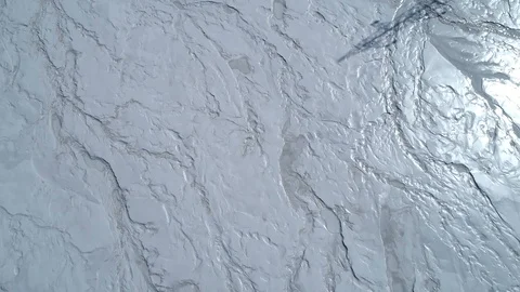 Aerial view of a mining waste disposal Stock Footage 114838532