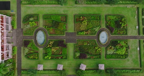 Aerial view. Modern and ecologic green spaces with many trees. Lots of green Stock Footage 197282729