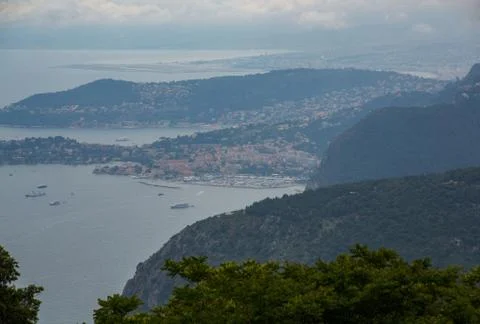 Aerial view of Monaco Stock Photos
