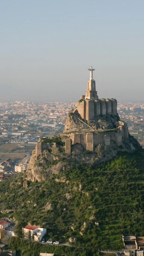 Aerial view of Monteagudo Stock Footage 221485996