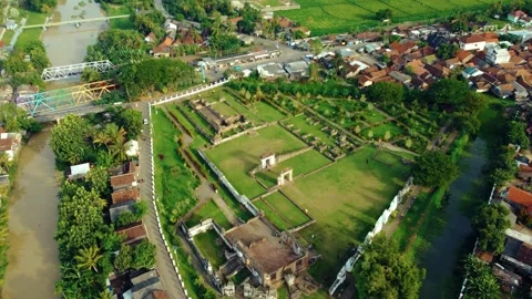 Aerial view Mosque of Banten 스톡 동영상 289239983