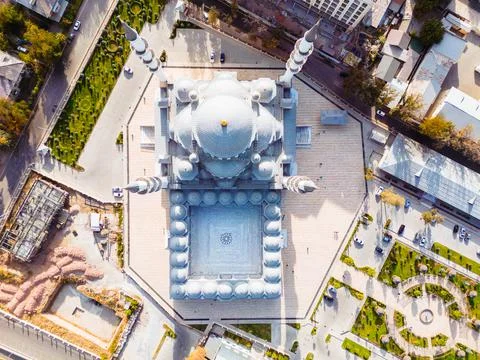Aerial view of the Mosque Fotos de archivo