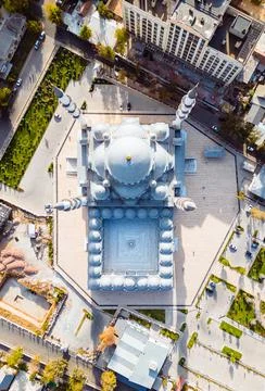 Aerial view of the Mosque Fotos de archivo