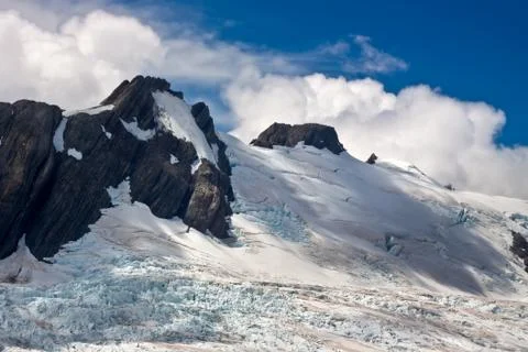 Aerial view mount cook Stock Photos