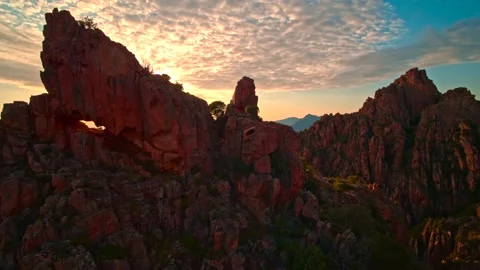 Aerial view mountain Stock Footage 228848397