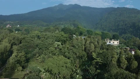 Aerial view of mountain Stock Footage 291898885