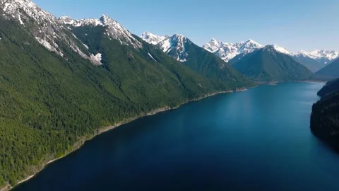 Aerial View Of Mountain Stock Footage 297880030