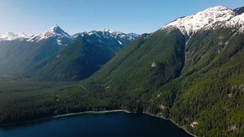 Aerial View Of Mountain Stock Footage 297880526