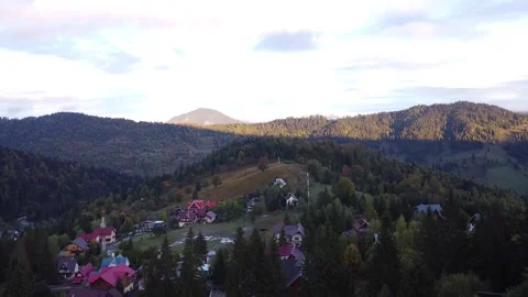 Aerial view mountain forest Stock-Footage 217439716