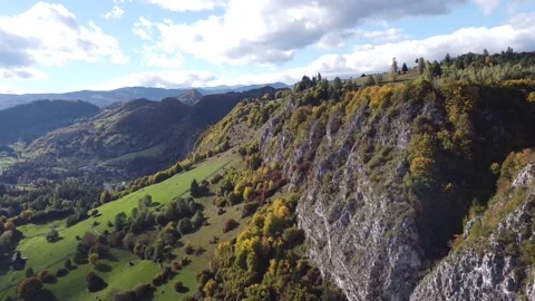 Aerial view mountain forest Stock-Footage 217440305