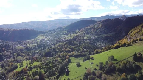 Aerial view mountain forest Stock-Footage 217440330