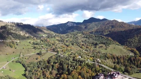 Aerial view mountain forest Stock-Footage 217440498
