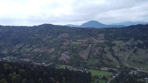 Aerial view mountain forest Stock-Footage 217441092