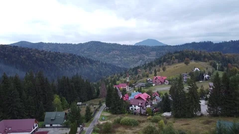 Aerial view mountain forest Stock-Footage 217441116