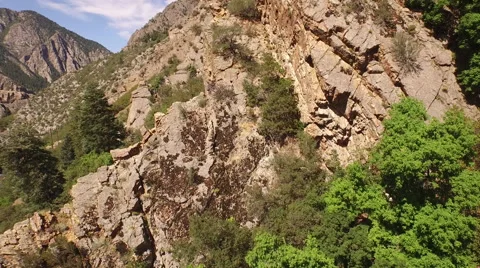 Aerial view of mountain landscape Stock Footage 60691352