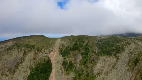 Aerial view of the mountain landscape Stock Footage 120727652