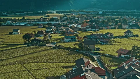 Aerial view of mountain landscape Stock-Footage 160774704