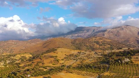 Aerial View Of Mountain Landscape Stock Footage 304064356