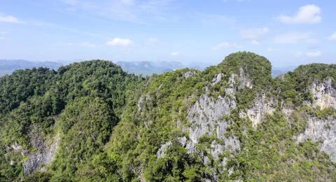 Aerial view from mountain Stock Photos