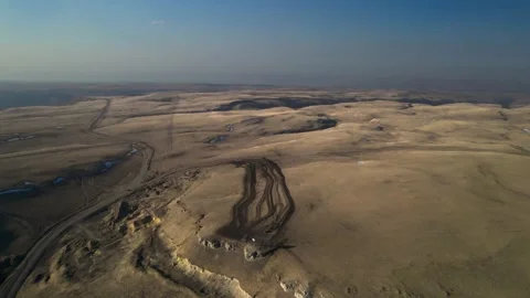 Aerial view of the mountain plateau. Stock Footage 195561053